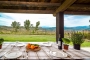 Enjoy an outdoor meal in the porch